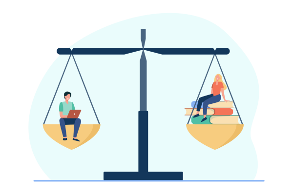 Online and offline learning comparison